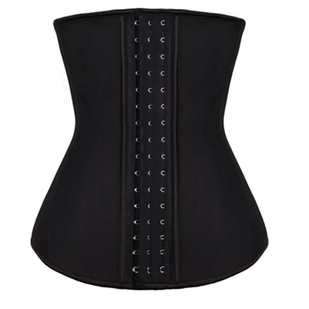 Steel Bone Latex Waist Trainer Shapewear Slimming Belt Waist Cincher Body Shaper Girdle Workout Tummy Control Corset for Women