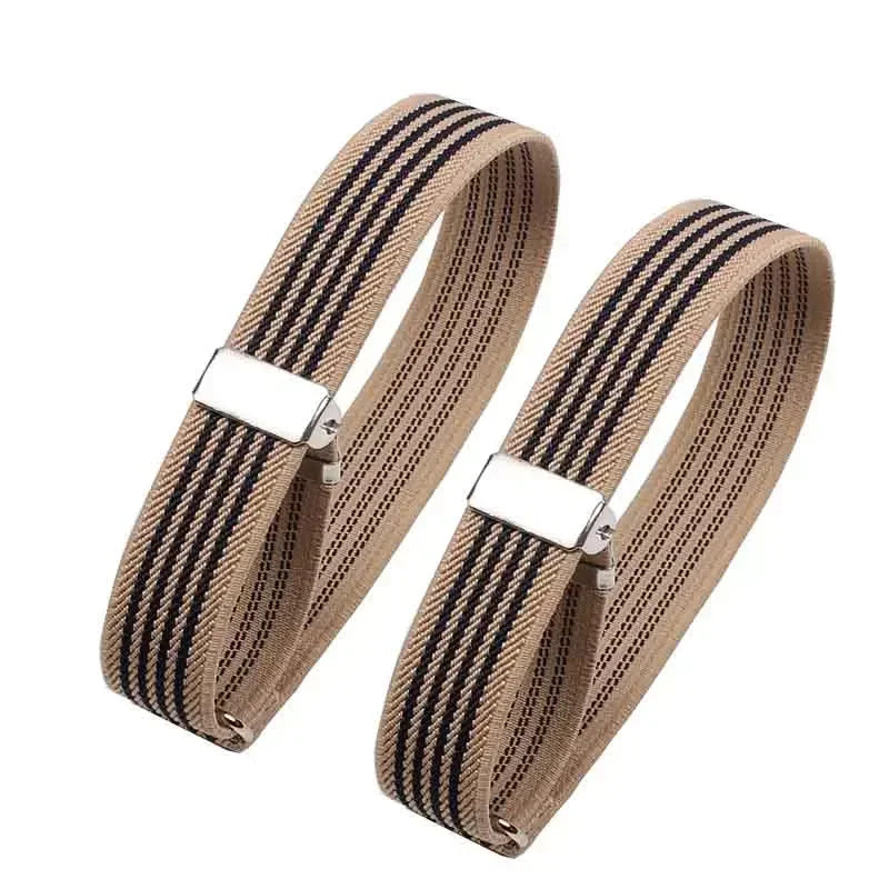 1Pair Elastic Armband Shirt Sleeve Holder Women Men Fashion Adjustable Arm Cuffs Bands for Party Wedding Clothing Accessories