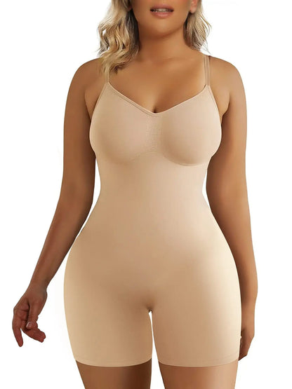 Bodysuit for Women Tummy Control Shapewear Seamless High Waist Flat Belly Belt Stretch Shapewear Body Shaper