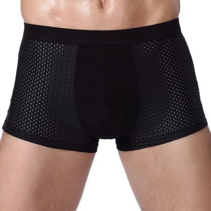 Men's flat underwear, breathable and comfortable, high elasticity thin underwear, men's four cornered underwear