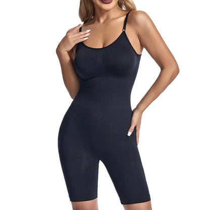 Flarixa Seamless Shapewear Full Body Shaper Hip and Tummy Control Women Comfortable Slimming Bodysuit Faja Plus Size Jumpsuits